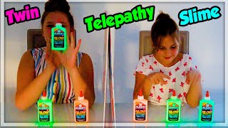 TWIN TELEPATHY SLIME CHALLENGE  SIS vs SIS [upl. by Trebeh]