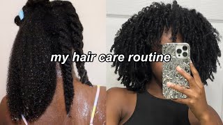 MY HAIR CARE ROUTINE FOR GROWTH ON NATURAL HAIR  type 4 ✨🙌🏾 [upl. by Meensat84]