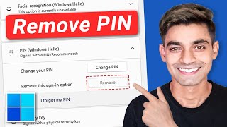 How to Remove PIN from Windows 11 [upl. by Seaver408]