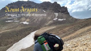 Aragats Mountain Climbing to the top of Armenia [upl. by Colas]