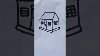 Tiny house drawing house housedrawingforkids house housedesign viralvideo shortvideo [upl. by Golden]