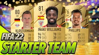 Best Fifa 22 Starter Team  50100200300k  Fifa 22 Ultimate Team [upl. by Yrreg]