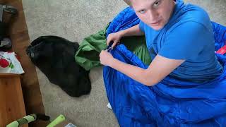 Marmot Sawtooth Double Wide Sleeping Bag Review [upl. by Enitsyrhc]