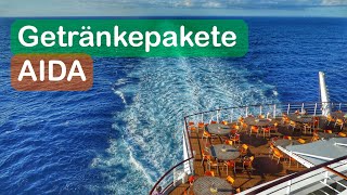 AIDA Getränkepakete 2023  Was ist inklusive 🚢🍷 [upl. by Lecia]