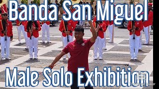 Banda San Miguel  Male Solo Exhibition  Abucay Bataan Fiesta 2024 [upl. by Kra970]