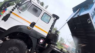 Tata Dumper video  Tata Dumper Wash in Garrage  Tata Dumper BS6 Wash [upl. by Atiruam756]