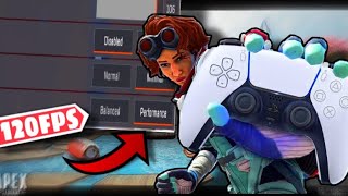 What 120FPS TURNS You Into ON CONSOLE  Controller Settings Apex Legends [upl. by Cerveny614]