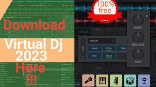 Download Virtual DJ 2023 With Stems 20 [upl. by Yelda37]