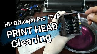 Hp Officejet 7440 AiO  Printhead Problem [upl. by Di]