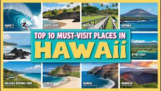 Top 10 MustVisit Places in Hawaii From Volcanic Wonders to Stunning Beaches [upl. by Saraann754]