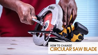 How to Change Circular Saw Blade [upl. by Moreen]