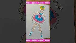 Coloring Barbie ballerina barbie coloring kidsvideo [upl. by Brenda]