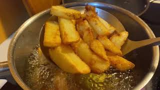 Deep Frying Chips [upl. by Leahplar]