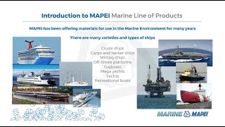 MAPEI Webinar – An Introduction to MAPEI’s Marine Line [upl. by Tolmach]