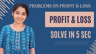 Profit amp Loss  లాభము  నష్టము Best Tricks  Complete Revision SSS CHSL UPSC  Competitive Exams [upl. by Auhsohey255]