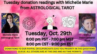 Tuesday readings with Michelle Marie of ASTROLOGICAL TAROT [upl. by Marc]