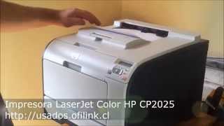 LaserJet Color HP CP2025  usadosofilinkcl [upl. by Coshow600]