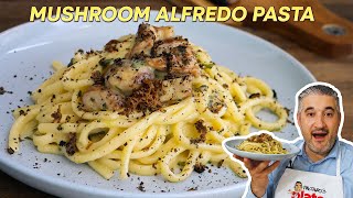 How to Make MUSHROOM ALFREDO PASTA Like an Italian [upl. by Sneve]