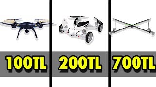 100 TLlik VS 200 TLlik VS 700 TLlik DRONE [upl. by Anikas725]