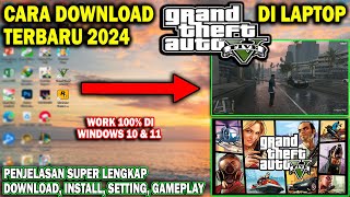 Cara Download GTA V Di Laptop Terbaru 2024  Download Grand Theft Auto V Di PC [upl. by Narruc429]