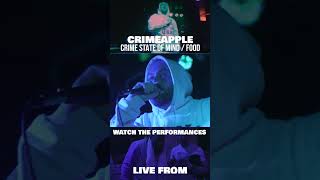 CRIMEAPPLE1 performing quotCrime State of Mind  Food Interludequot LIVE Bourbon On Division Chicago [upl. by Fortuna]