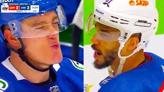 Nikita Zadorov Mocked Evander Kane for Whining to the Officials  Oilers v Canucks Game 5 Highlights [upl. by Eidson]