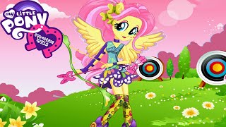 Equestria Girls Archery Style Friendship Games Fluttershy [upl. by Nwahsar]