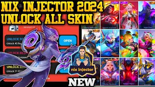 NEW NIX INJECTOR 2024 NO PW  INJECTOR ML  APK UNLOCK ALL SKIN MOBILE LEGENDS [upl. by Ri]