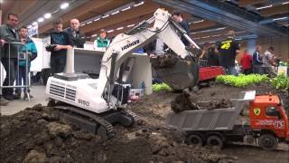 Modellbau Messe Wels 2015 Liebherr 9150 von Labertalbau [upl. by Emeline]