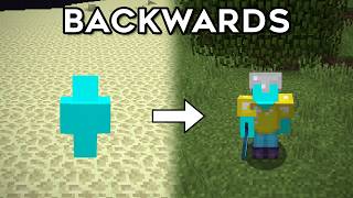 Is It Possible To Beat Minecraft Backwards [upl. by Adyahs428]