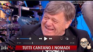 Beppe Carletti Nomadi a quotBellaMàquot  Rai2 27022023 [upl. by Thordia116]