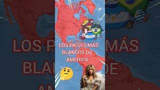 LOS PAISES MÁS BLANCOS DE AMÉRICA countryballs paises historia mapa mexico argentina [upl. by Clemente550]