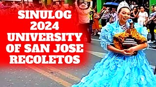 SINULOG FESTIVAL 2024 UNIVERSITY OF SAN JOSE  RECOLETOS [upl. by Havelock]