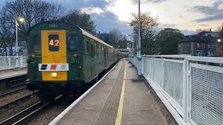 4K Preserved Hastings DEMU quot1001quot passing West Norwood [upl. by Anavlys]