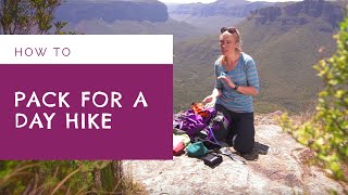 How to Pack for a Day Hike [upl. by Isidore]