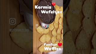 funfair waffles kermis wafels thehomebakingbook belgischbakboekroyal ​⁠​⁠hannibalbooks [upl. by Iago]