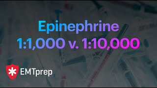 Epinephrine 11000 v 110000 [upl. by Nirtiac]