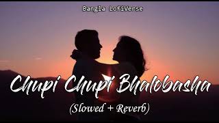 Chupi Chupi Bhalobasha SlowedReverb  Shaan  Shreya Ghoshal  Mon Mane Na  Bangla LofiVerse [upl. by Aiderfla389]