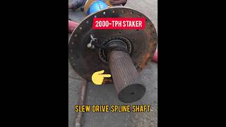 Slew drive spline shaftshort viral [upl. by Yeliw]