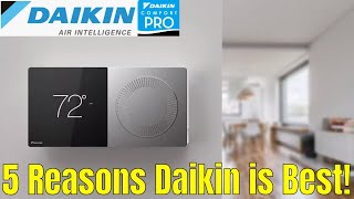 5 Reasons Daikin is the HVAC Equipment Brand We Install Video Comparing Daikin to Others [upl. by Aibar]