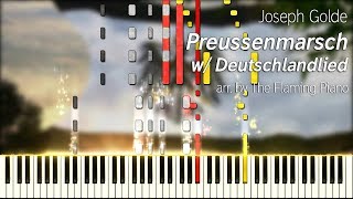 Preussenmarsch with Deutschlandlied arr by me for 2 pianos [upl. by Swirsky]