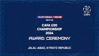 AWARD CEREMONY  CAFA U20 CHAMPIONSHIP 2024 [upl. by Vial]