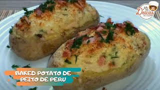 BATATA RECHEADA GRATINADA Baked Potato  MIL DELÍCIAS NA COZINHA [upl. by Vivica]