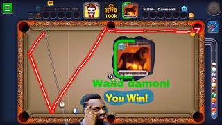 Lord vs walid damoni 8 ball poll game trick shot new video [upl. by Ruomyes]