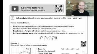 Secondaire 4 SN  La fonction quadratique [upl. by Lihkin]