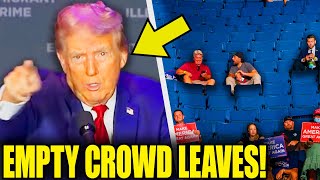 Trump Throws TANTRUM As Crowd LEAVES EMPTY Rally [upl. by Aniled]