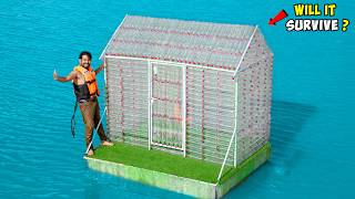 We Built A House Only Using Bottles  Will It Work [upl. by Aldis]