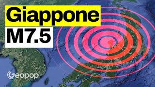 La spiegazione geologica del violento terremoto M75 che ha colpito il Giappone il 1 Gennaio 2024 [upl. by Procto]