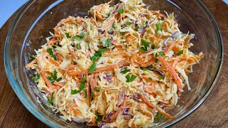 Coleslaw Recipe Delicious Homemade Coleslaw [upl. by Etnovaj]