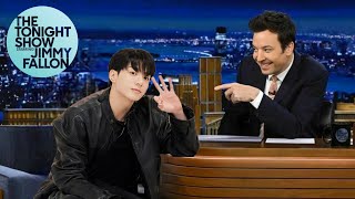 JUNGKOOK on Jimmy Fallon The Tonight Show for GOLDEN Performance amp Interview [upl. by Shlomo]